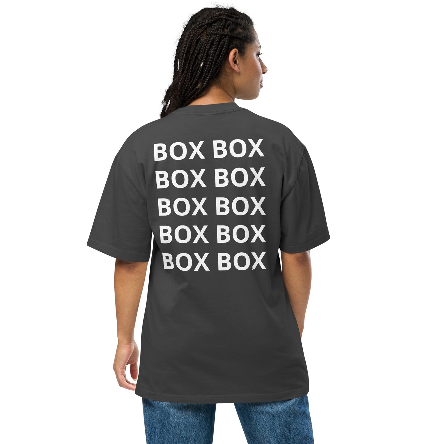 Box Box | Racecar | Oversized faded t-shirt