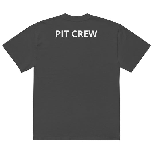 Pit Crew Member | Racecar | Oversized faded t-shirt