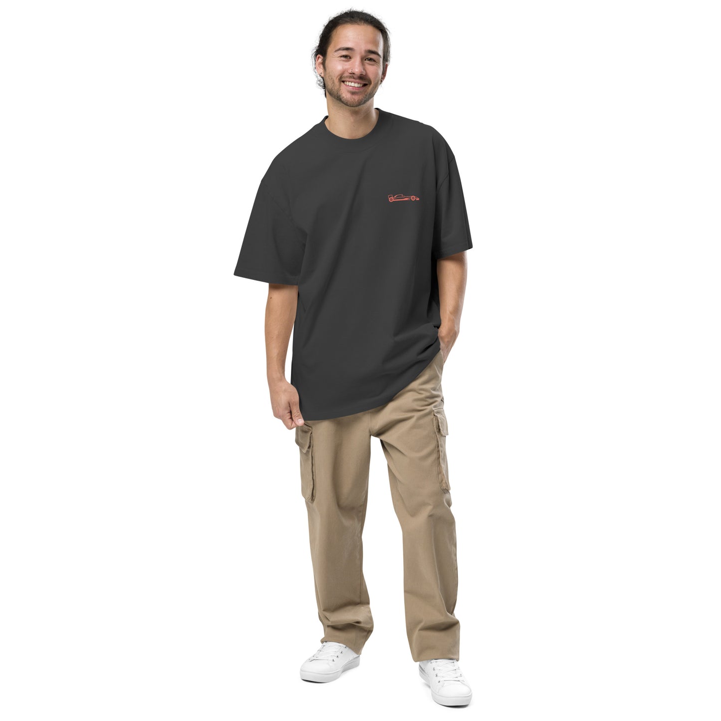 Driver Grid | Racecar | Oversized faded t-shirt