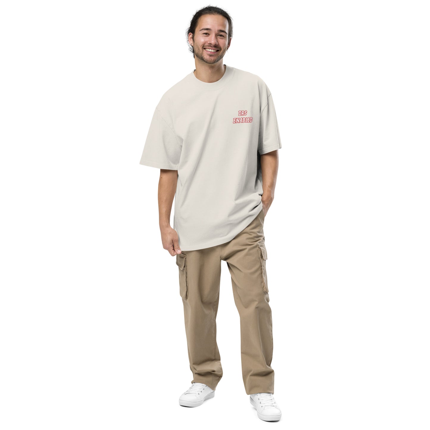 DRS Enabled | DRS |Oversized faded t-shirt