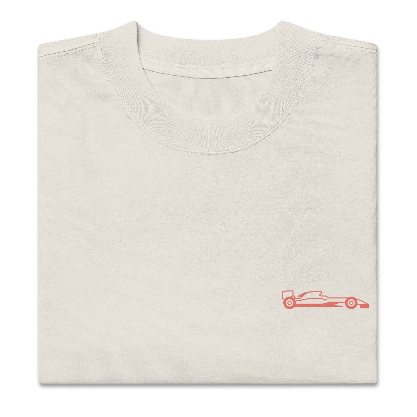 Track Flags | Racecar | Oversized faded t-shirt