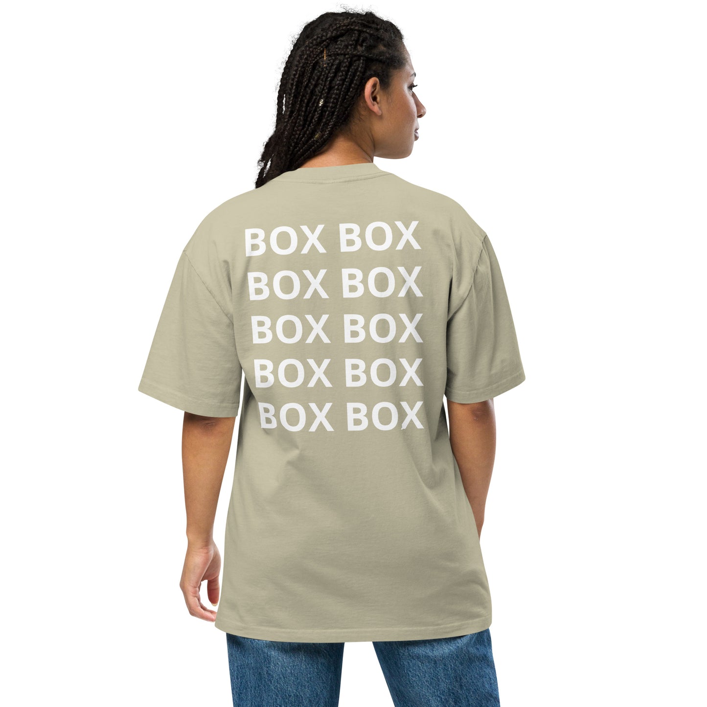 Box Box | Racecar | Oversized faded t-shirt