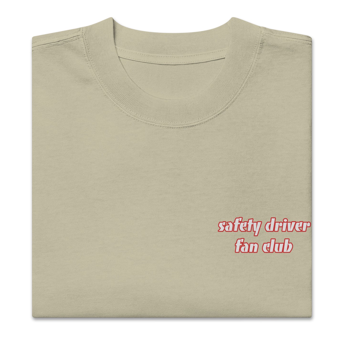 Safety Car Fan Club | SC | Oversized faded t-shirt