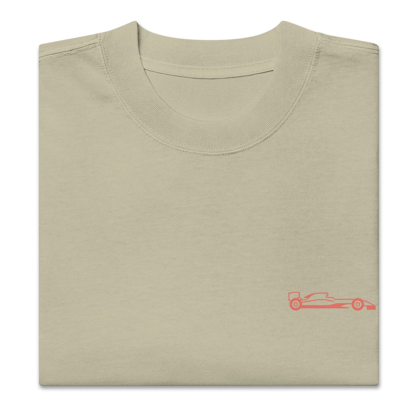 Unsportsmanlike Flag | Racecar | Oversized faded t-shirt