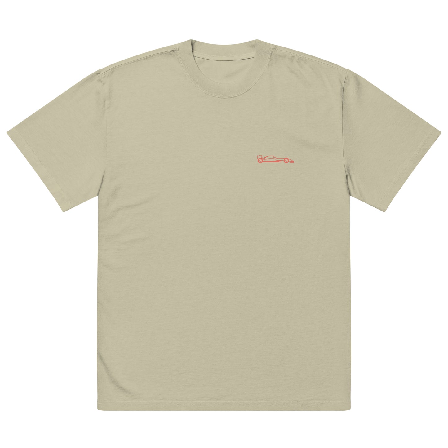 Unsportsmanlike Flag | Racecar | Oversized faded t-shirt