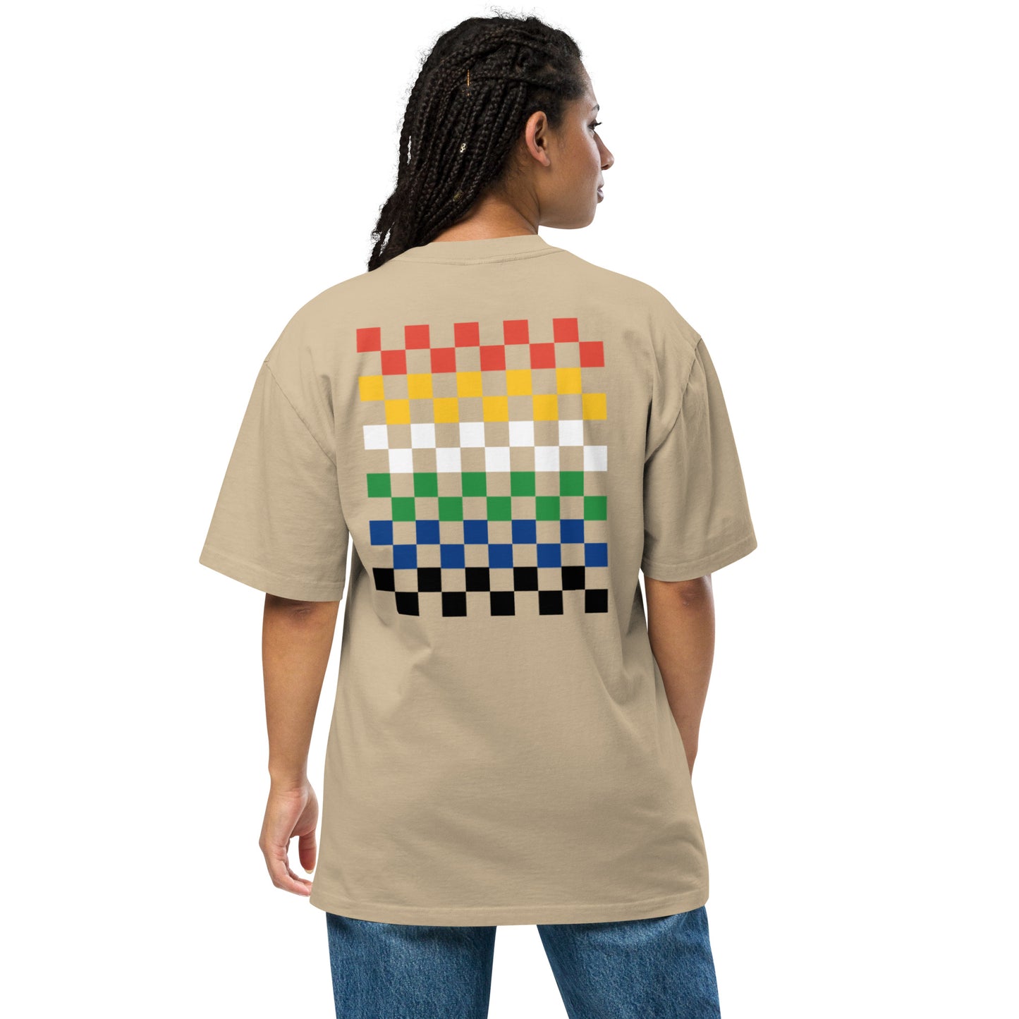 Tire Colors | Racecar | Oversized faded t-shirt