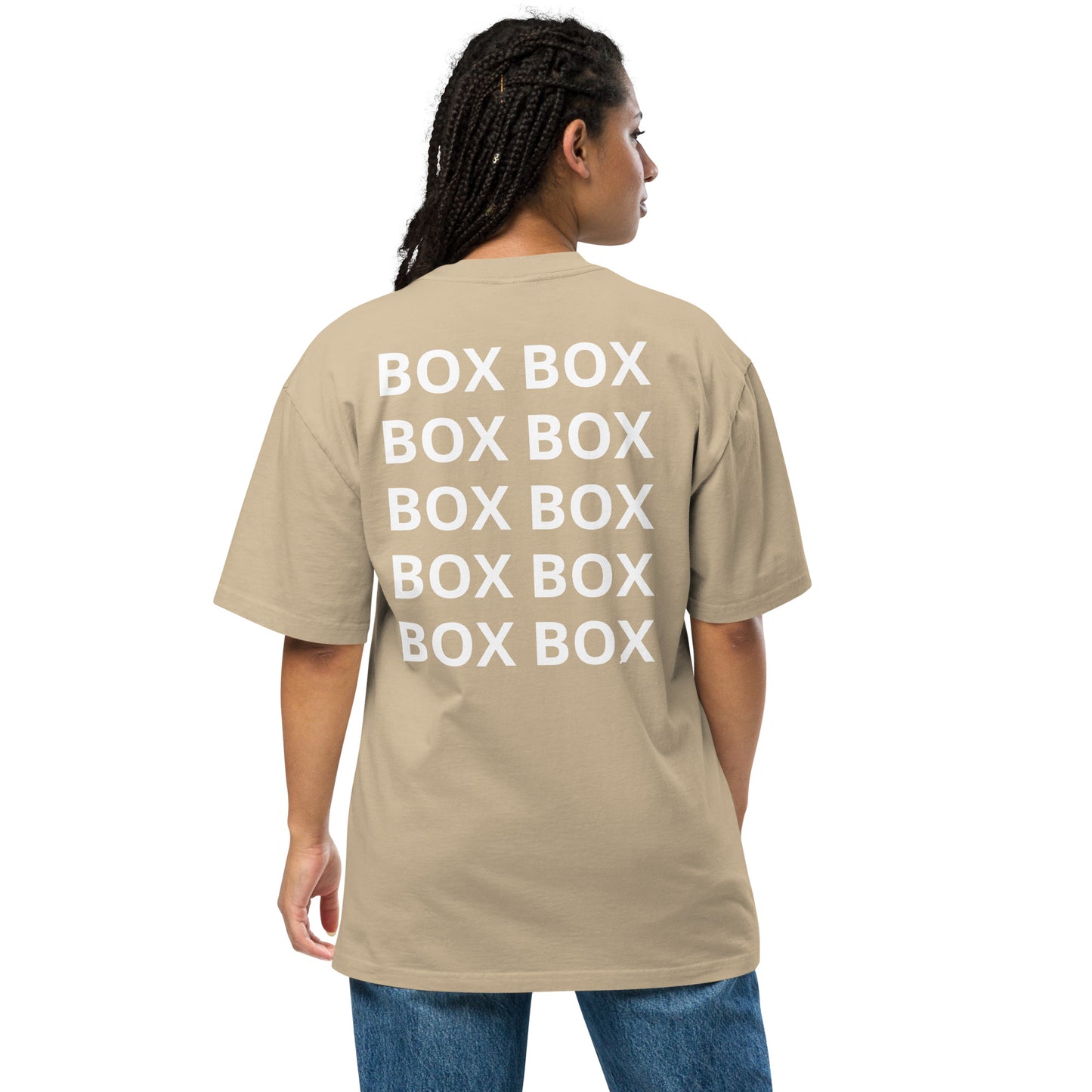 Box Box | Racecar | Oversized faded t-shirt