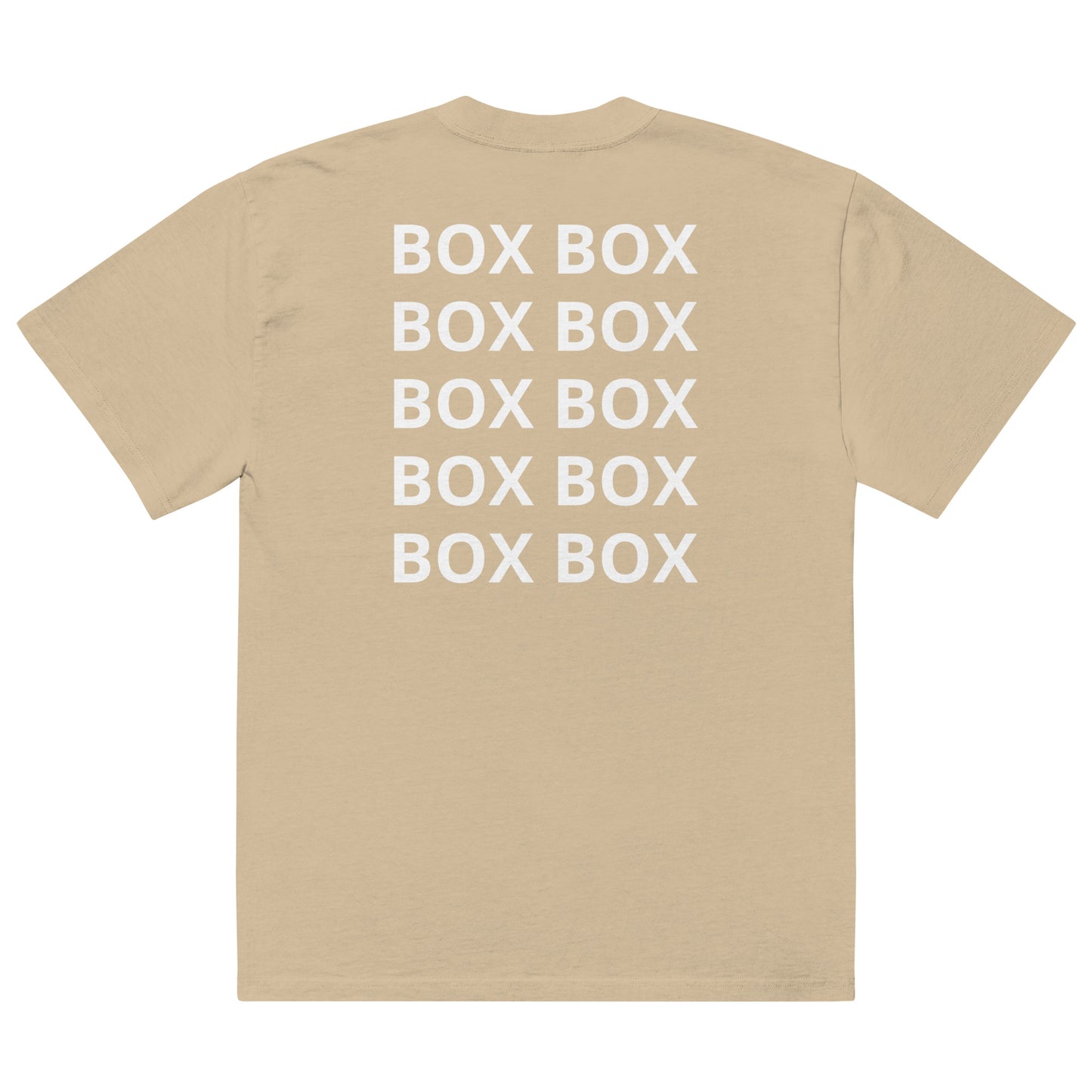 Box Box | Racecar | Oversized faded t-shirt