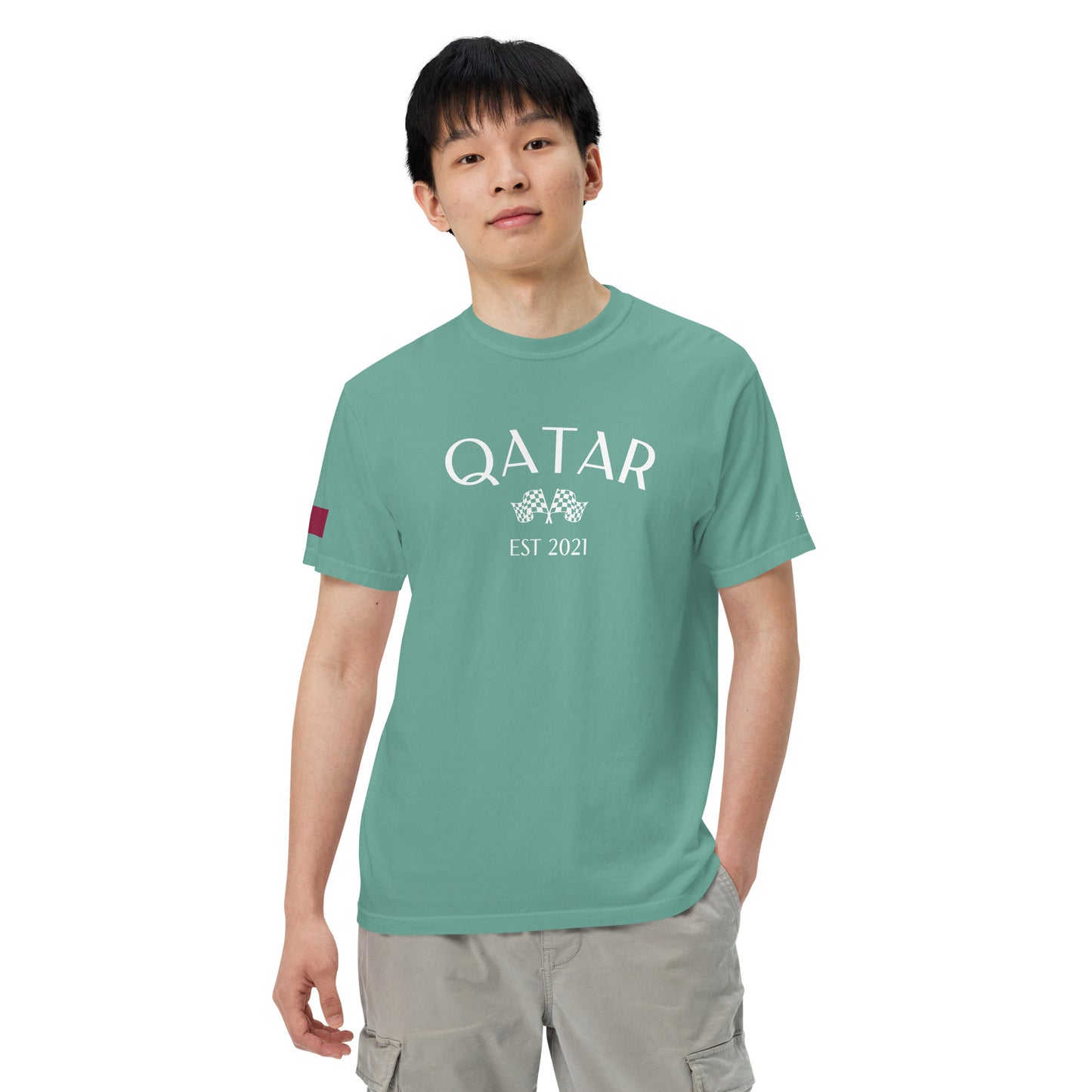 Qatar | GP | 2021 | Unisex garment-dyed heavyweight t-shirt